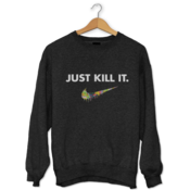 Just Kill It Acid Drip Check Sweatshirt